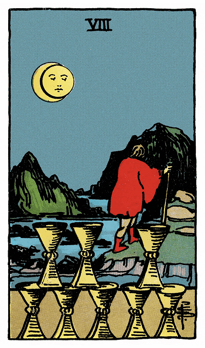 Eight of Cups tarot card