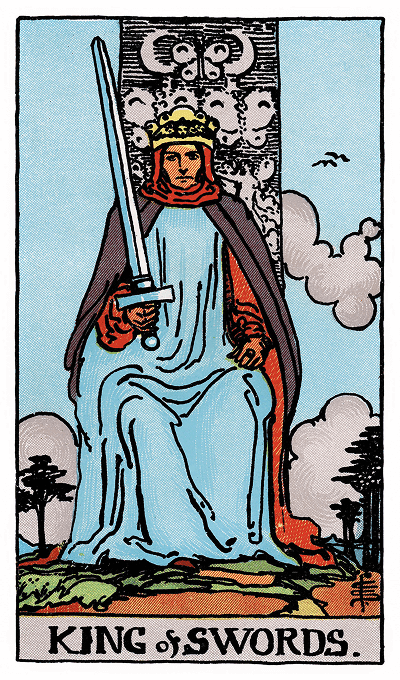 King of Swords tarot card