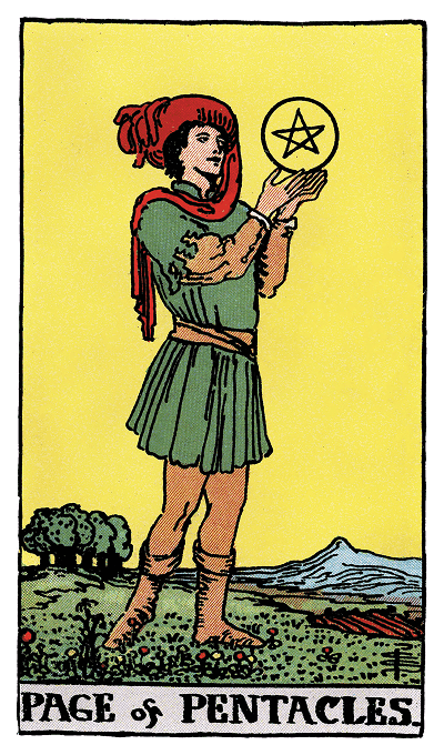 Page of Pentacles tarot card