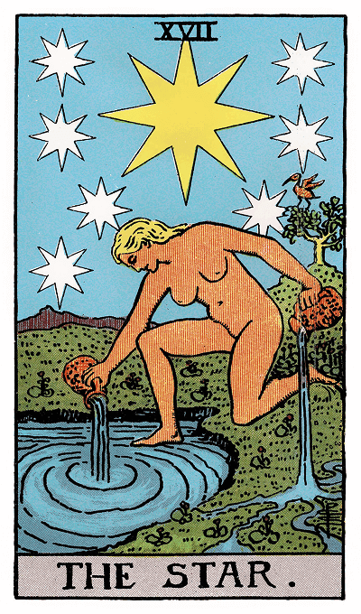 The Star tarot card