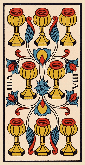The Eight of Cups — Marseille version