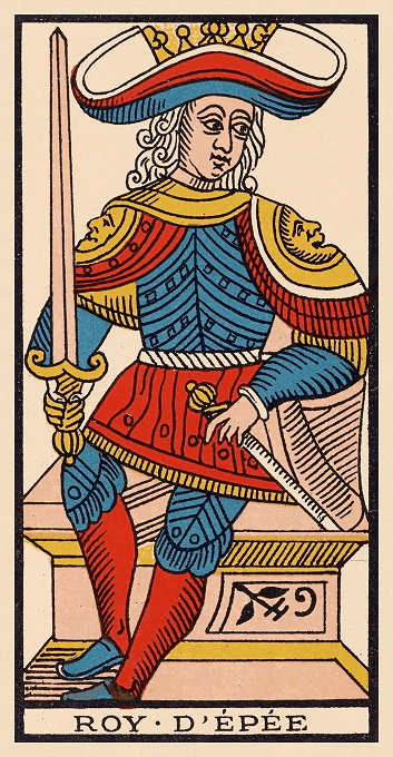 The King of Swords — Marseille version