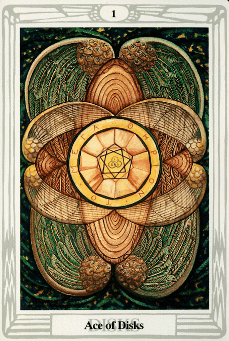 The Ace of Pentacles — Thoth version