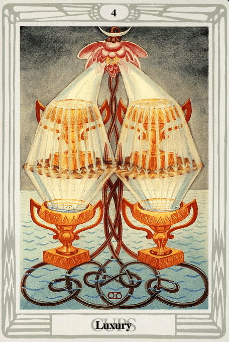 The Four of Cups — Thoth version