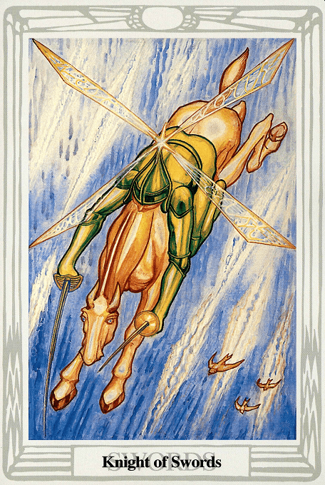 The King of Swords — Thoth version