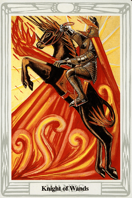The King of Wands — Thoth version