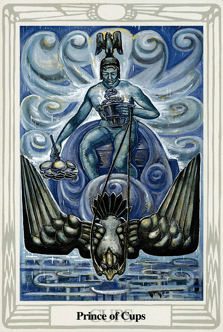 The Knight of Cups — Thoth version