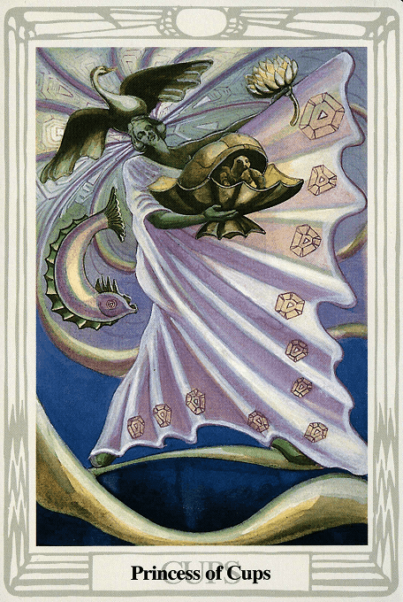 The Page of Cups — Thoth version