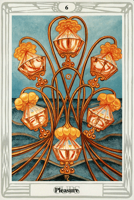 The Six of Cups — Thoth version