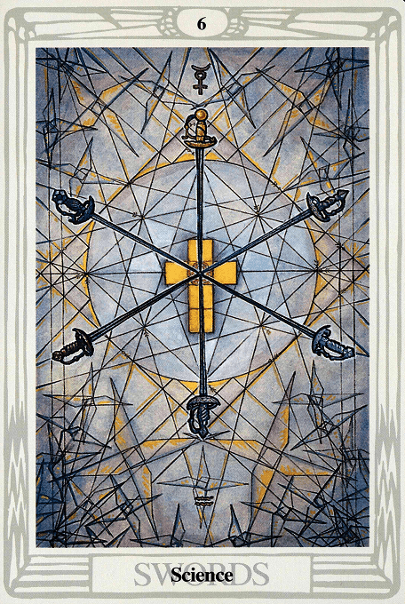 The Six of Swords — Thoth version