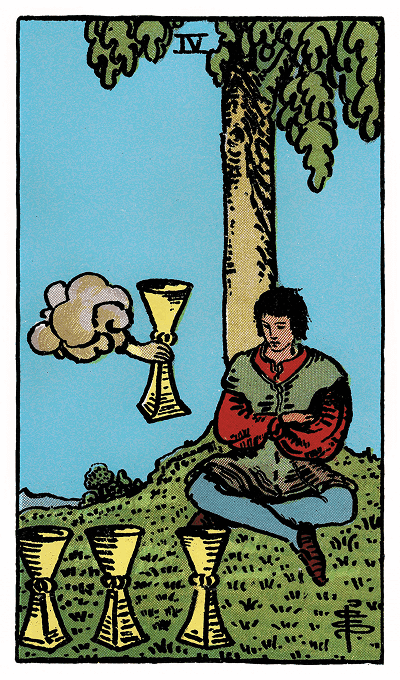 four of cups tarot card