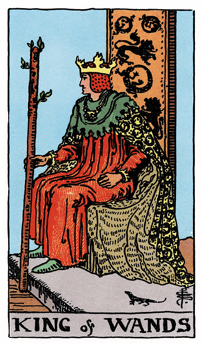 king of wands tarot card