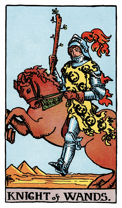 knight of wands tarot card