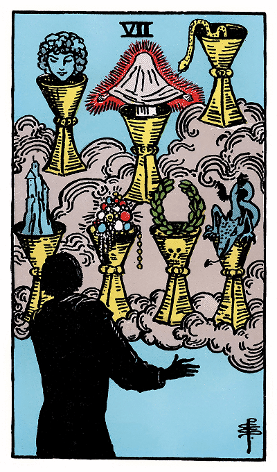 seven of cups tarot card
