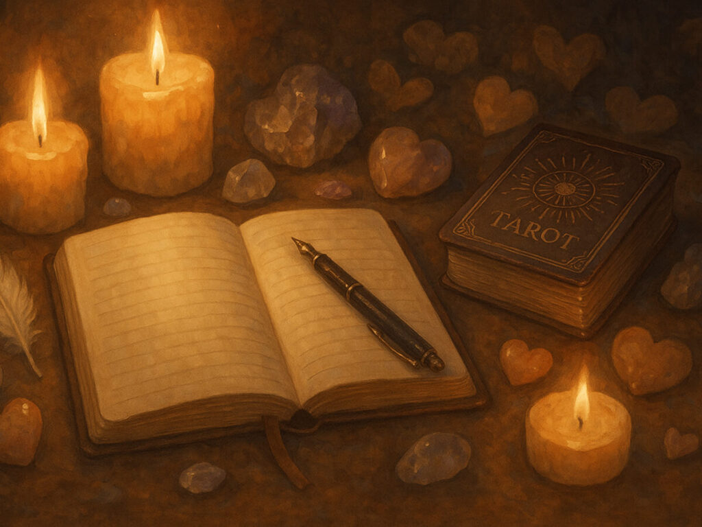 a book and pen on a table