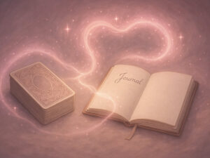 a book and a card