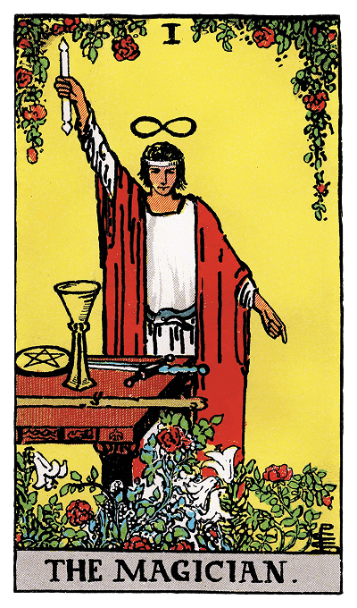 the magician tarot card