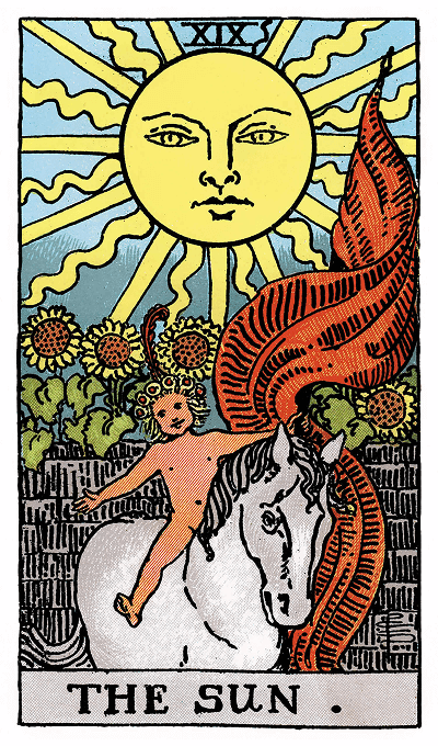 the sun tarot card
