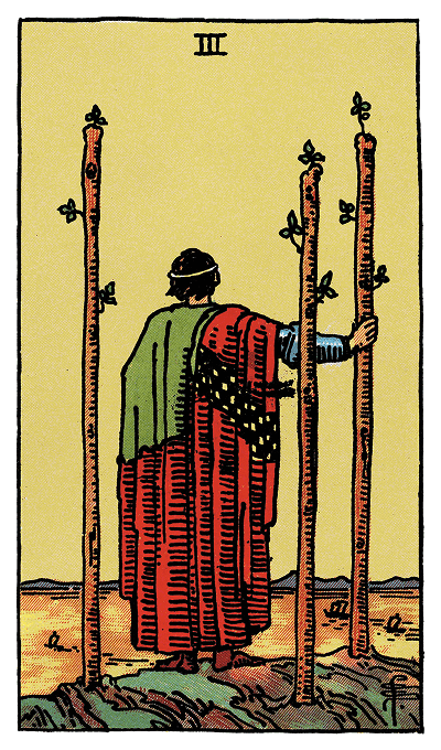 three of wands tarot card