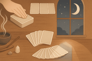Cleansing tarot card deck