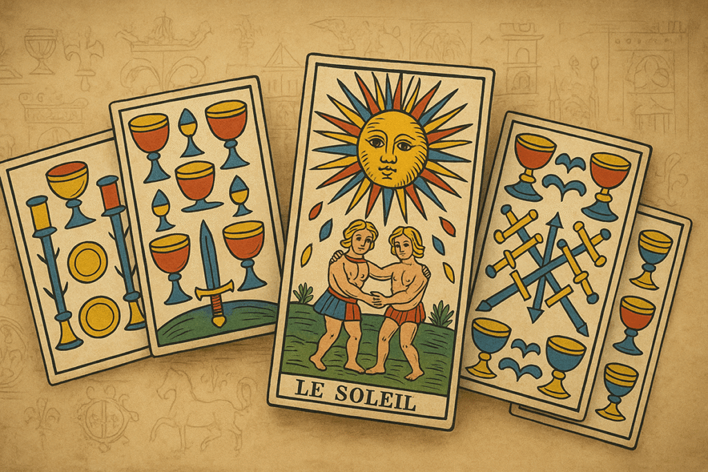 marseille pip cards tarot card