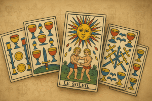 marseille pip cards tarot card