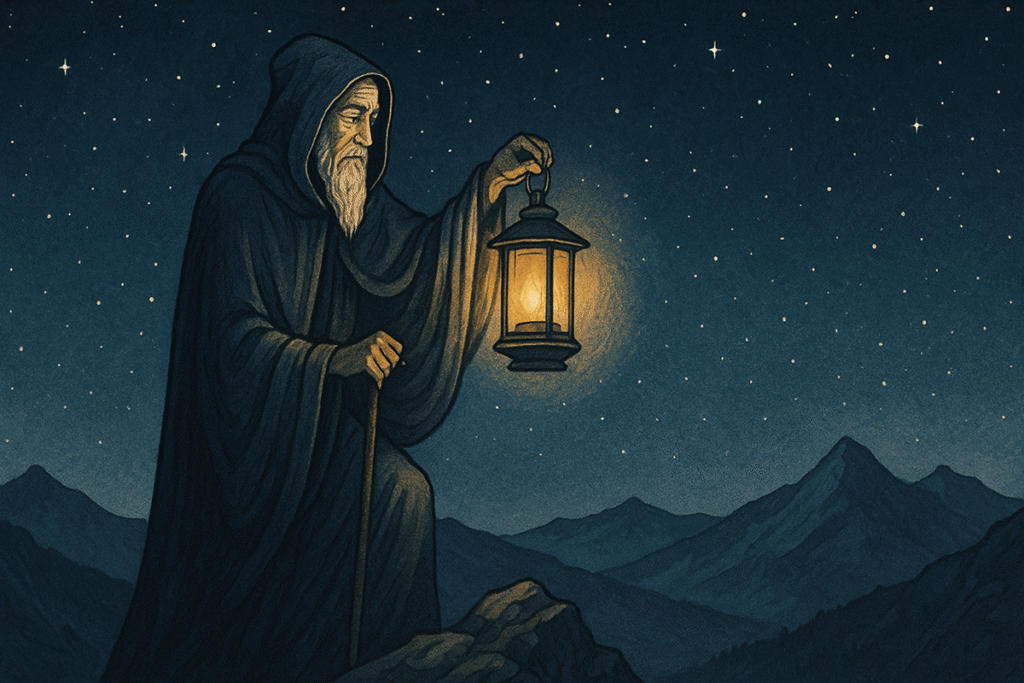 the hermit as a guide tarot card